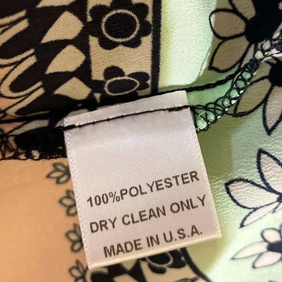 Glam Geometric Tunic Blouse Polyester Large - Picture 5 of 8